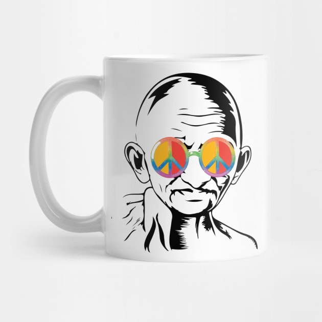 Gandhi Peace Bro – Non Violence by alltheprints